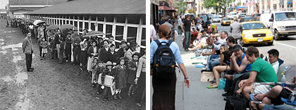 Internment Camp / Apple Store
line