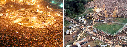 Tahrir Square occupation / Coachella music
festival